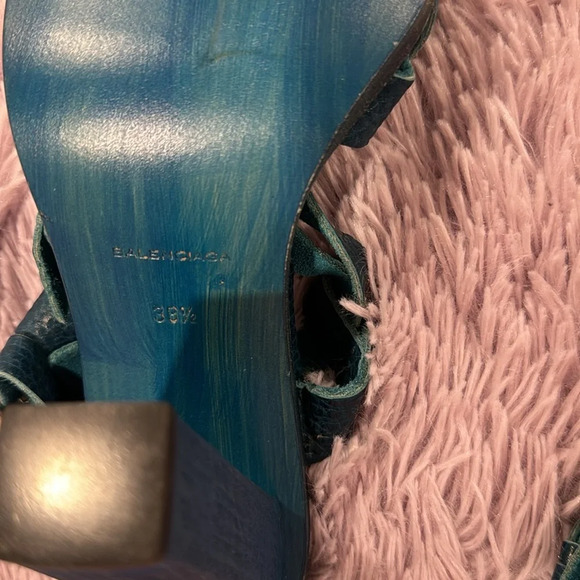 BALENCIAGA Leather Ankle Strap heels - Picture 8 of 8